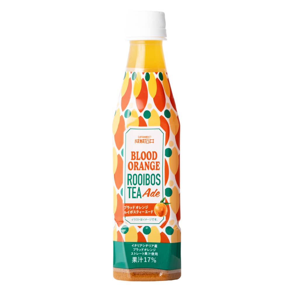 【送料込み】成城石井 ブラッドオレンジルイボスティーエード 350ml×24本
