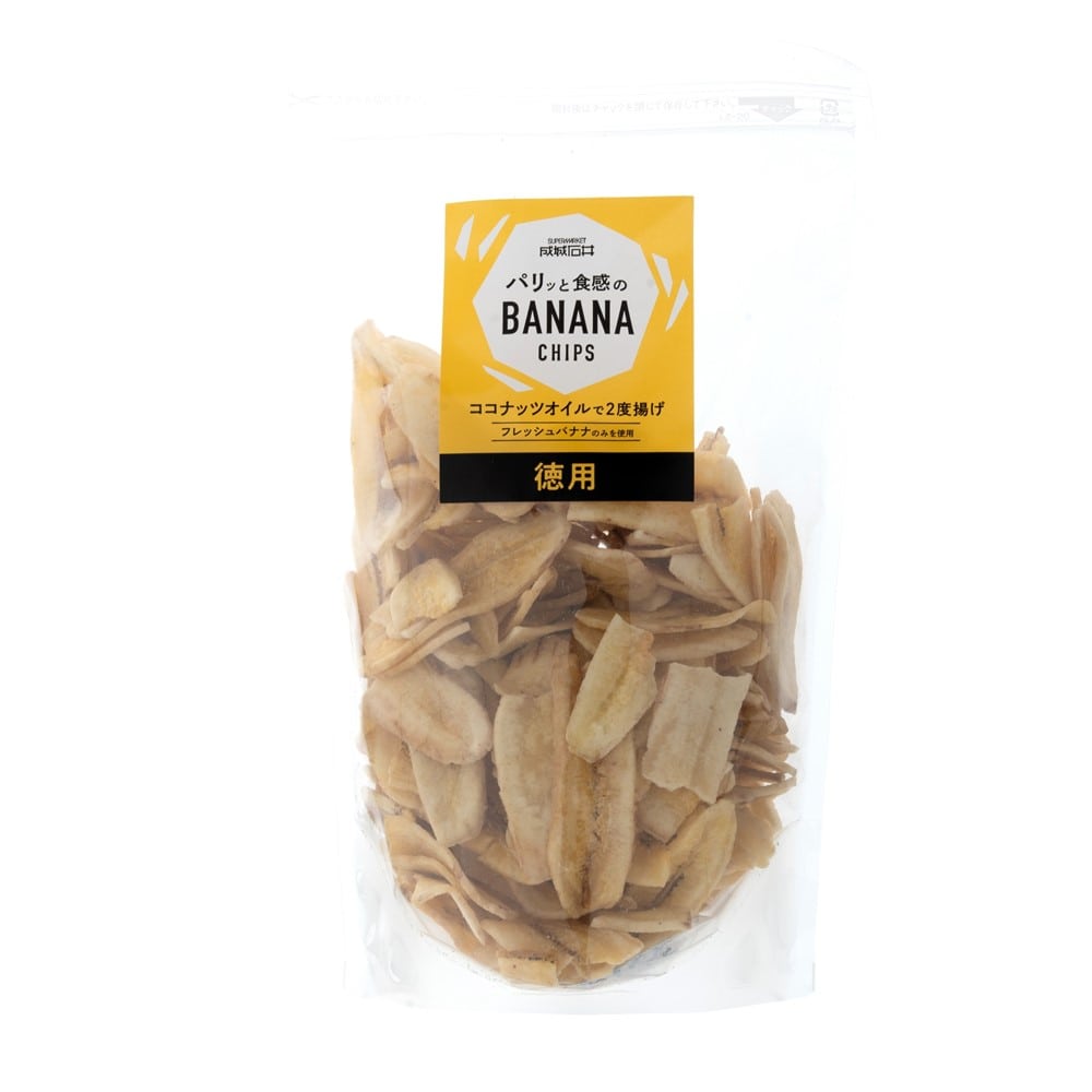 成城石井 パリッと食感のバナナチップス 徳用 405g | D+2