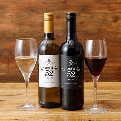 【送料込み】【成城石井のマストバイ!#22】Le Bar a Vin 52赤白ワイン2本セット