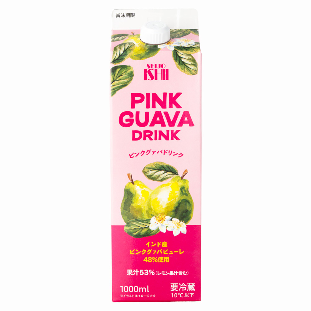 【送料込み】成城石井 ピンクグァバドリンク 1000ml×6本