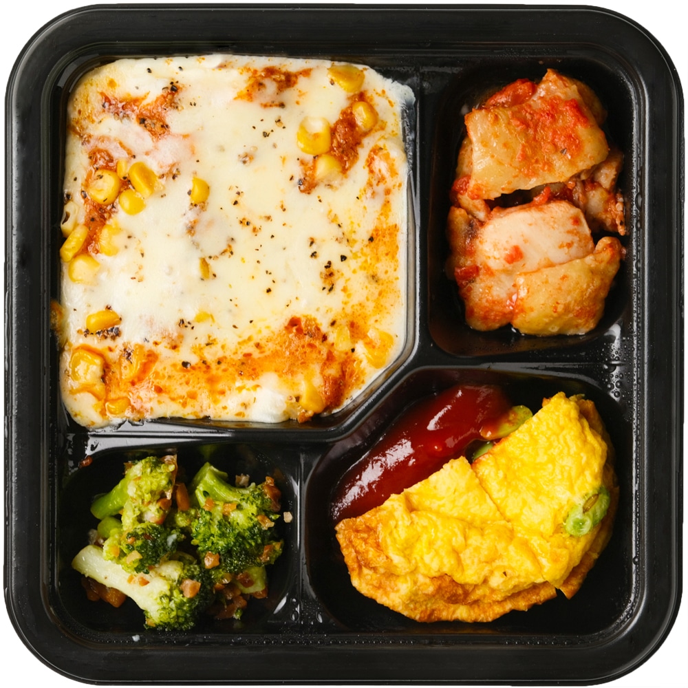 成城石井 やまだ式ロカボBento ミートドリア風とトマトチキンの洋風弁当 1食