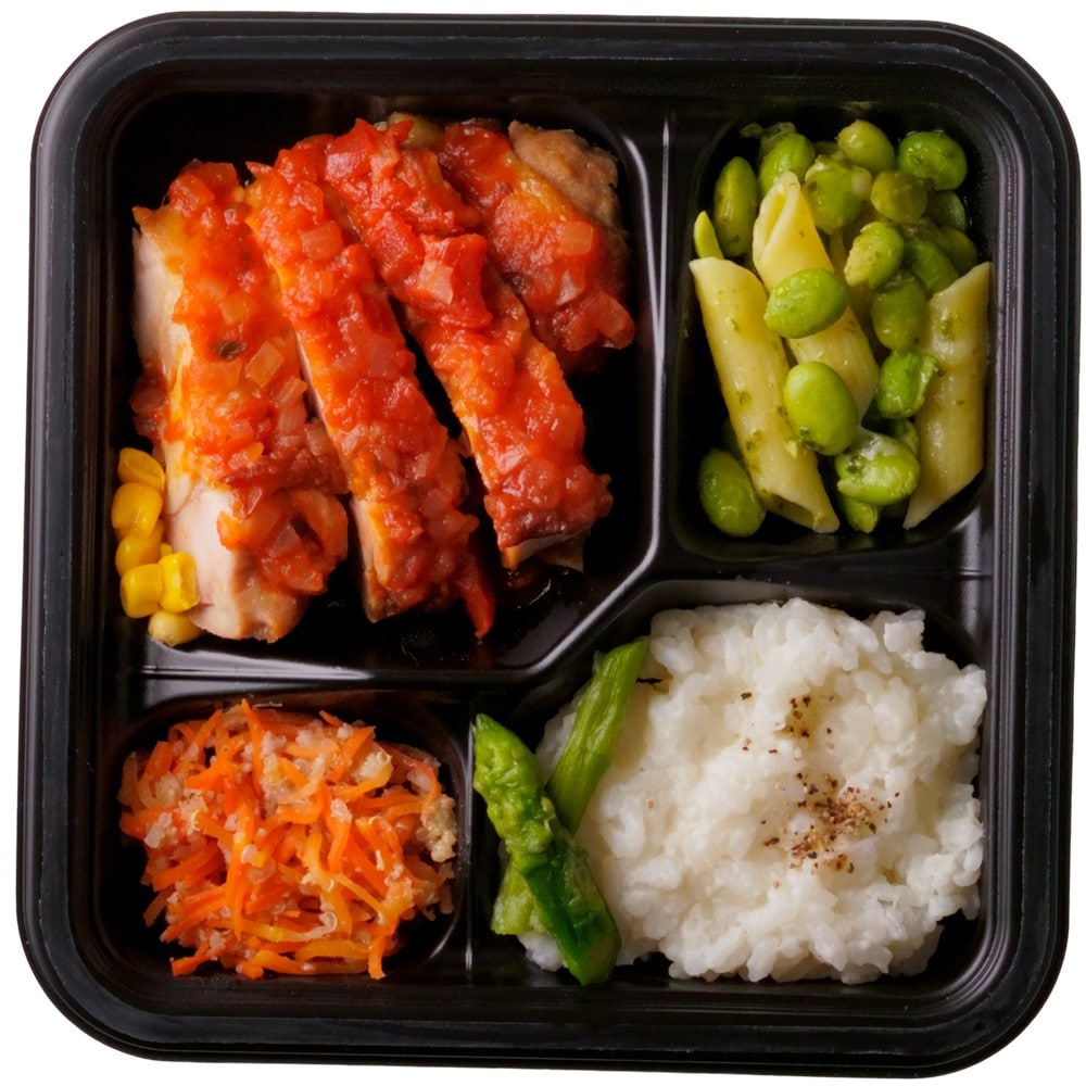成城石井 やまだ式ロカボBento チキンソテーとジェノベーゼペンネの洋風弁当 1食