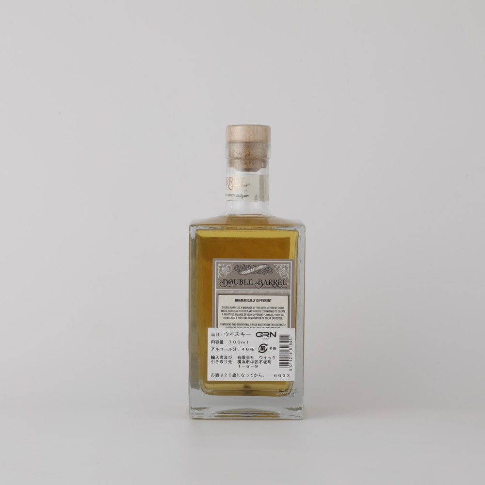 スコッチモルトウイスキー ダブルバベル ローランド&スペイサイド 700ml