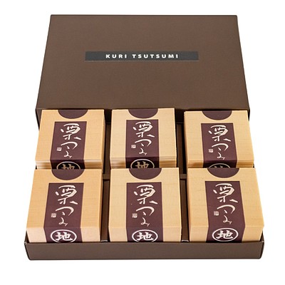 【お取り寄せ】【W】四万十ドラマ 栗つつみ 6個 | 沖縄・離島配送不可