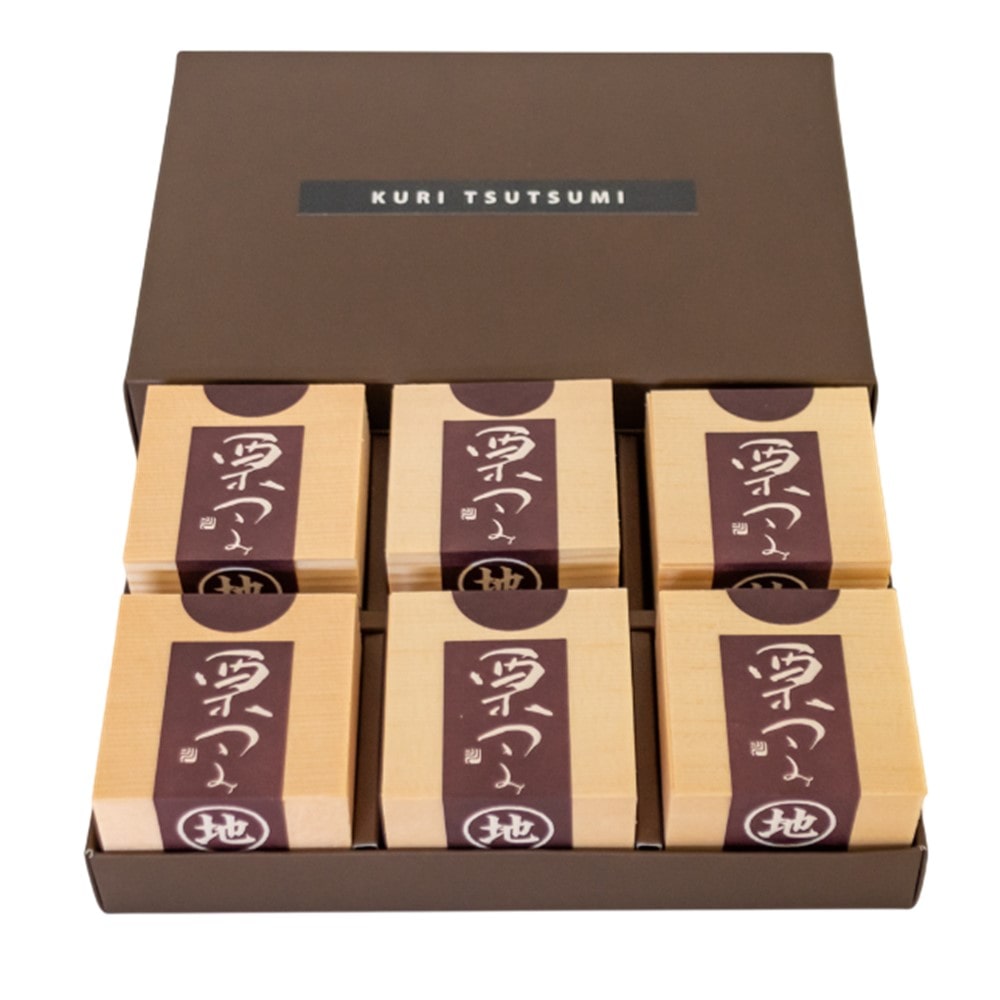 【お取り寄せ】【W】四万十ドラマ 栗つつみ 6個 | 沖縄・離島配送不可