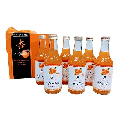 【お取り寄せ】【WRN】横島物産 特選杏スパークリング 310ml×6本入 | 沖縄離島配送不可