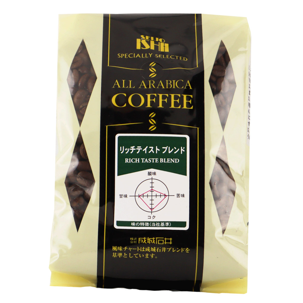 【送料込み】成城石井リッチテイストブレンド【豆】450g×3個