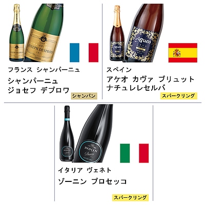 ジョセフ デプロワ ジョセフ デプロワ ブリュット 3本セット フランス