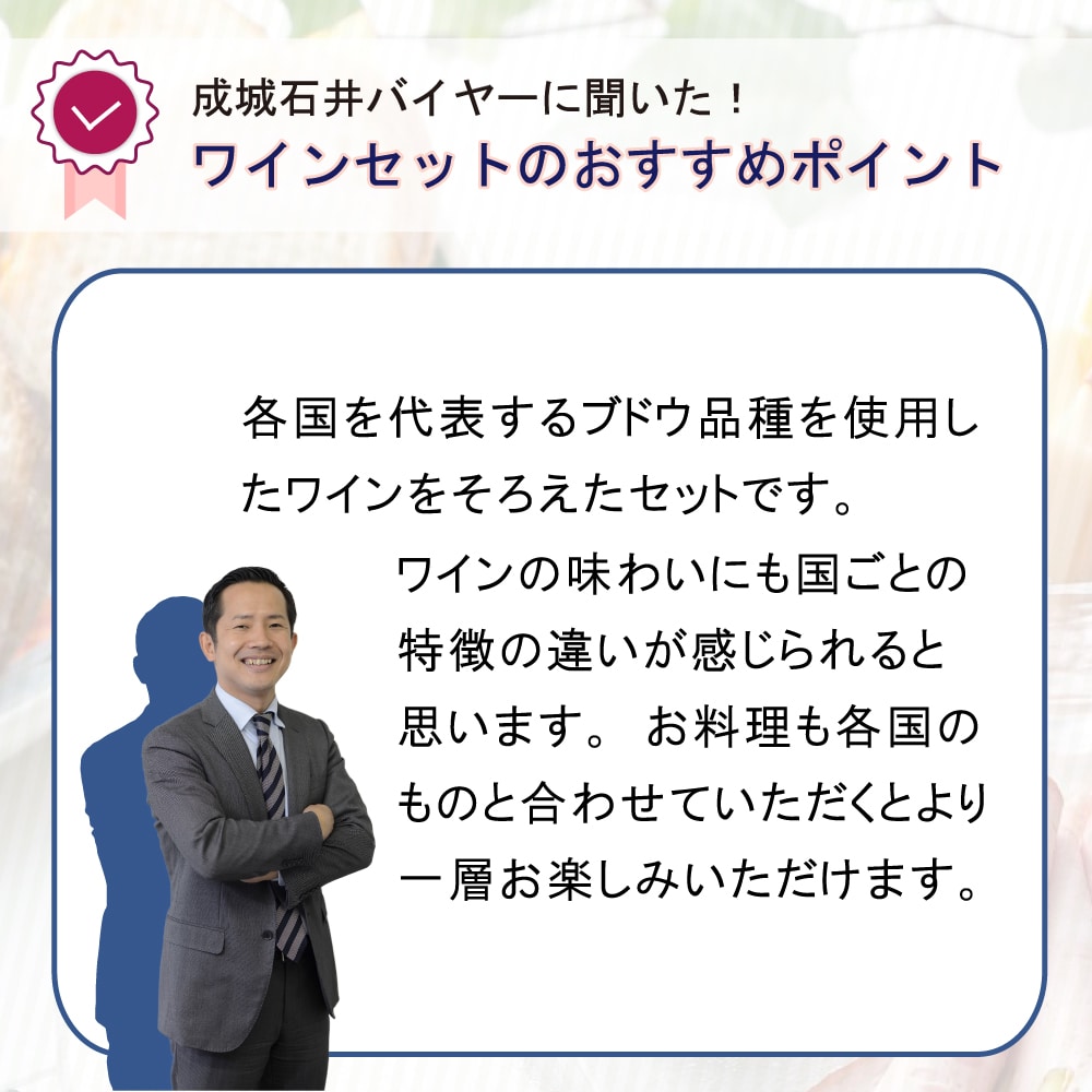 ★ワインで楽しむ世界一周セット 750ml×10本 【DB】