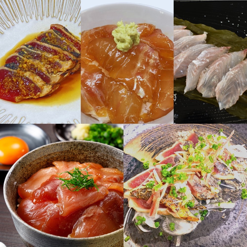 【お取り寄せ】【WN】中村魚市 四万十天然魚・藁焼きカツオ贅沢12パック詰め合わせ | 沖縄離島配送不可