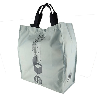 成城石井 ショッピングバッグ ダスティブルー 1枚 | D+2/ ショッピングバッグ エコバッグ