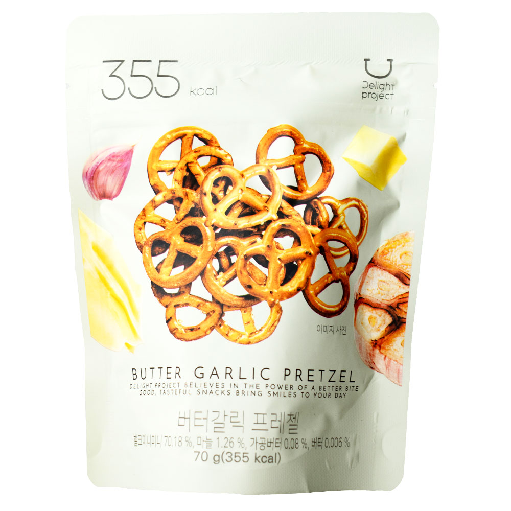 ディライトプロジェクト バターガーリック風味プレッツェル 70g