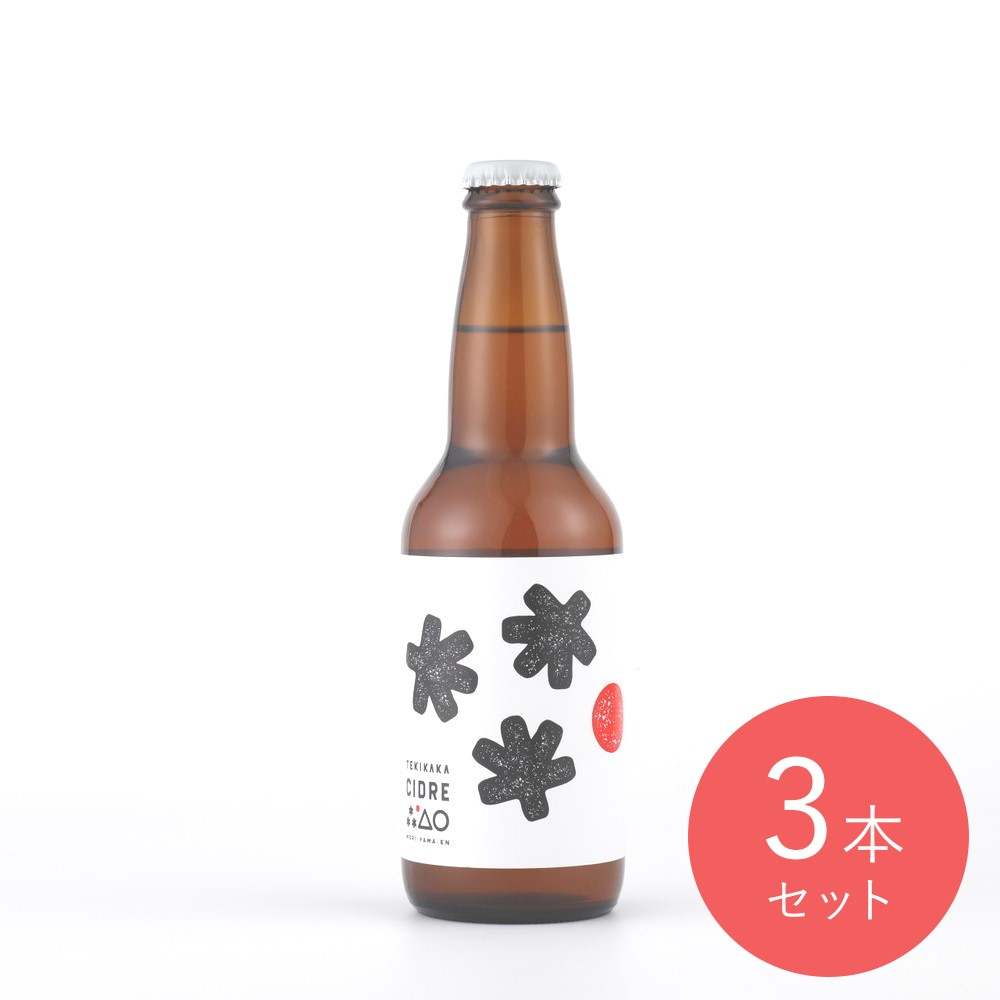 テキカカシードル 330ml×3本