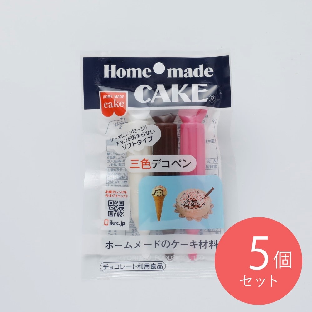 共立食品 三色デコペン 10g3×5個