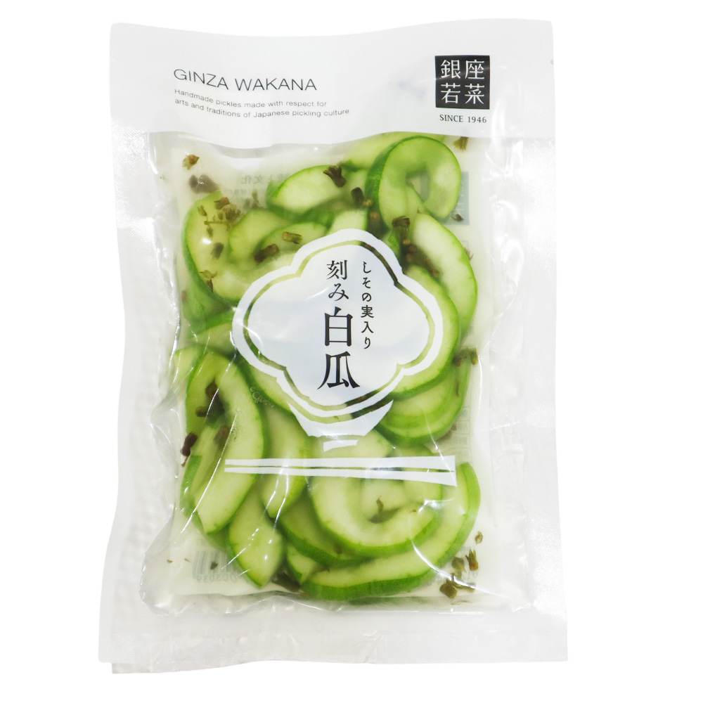 銀座若菜 刻み白瓜 140g|D+2 / 消味期限:発送日より5日間