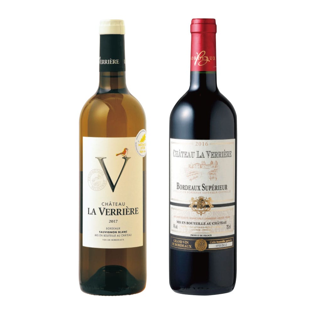 【お中元】【E】成城石井の看板ワイン!CHラ・ヴェリエール紅白セット 750ml×2本入