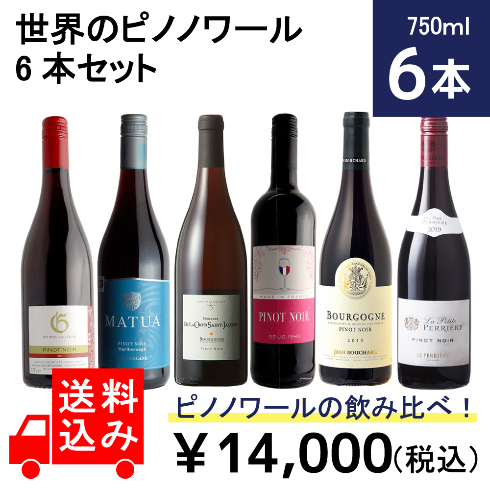 R604 世界のピノノワール6本セット 4500ml