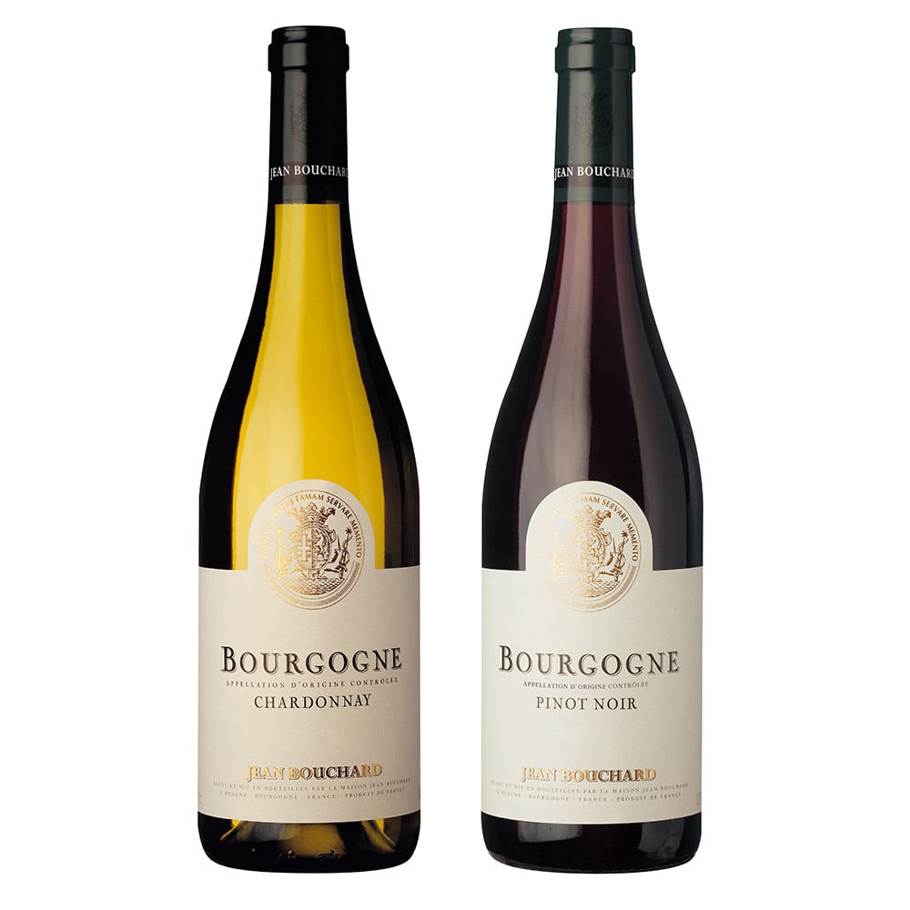 【お中元】【E】直輸入ブルゴーニュ紅白ワインセット 750ml×2本