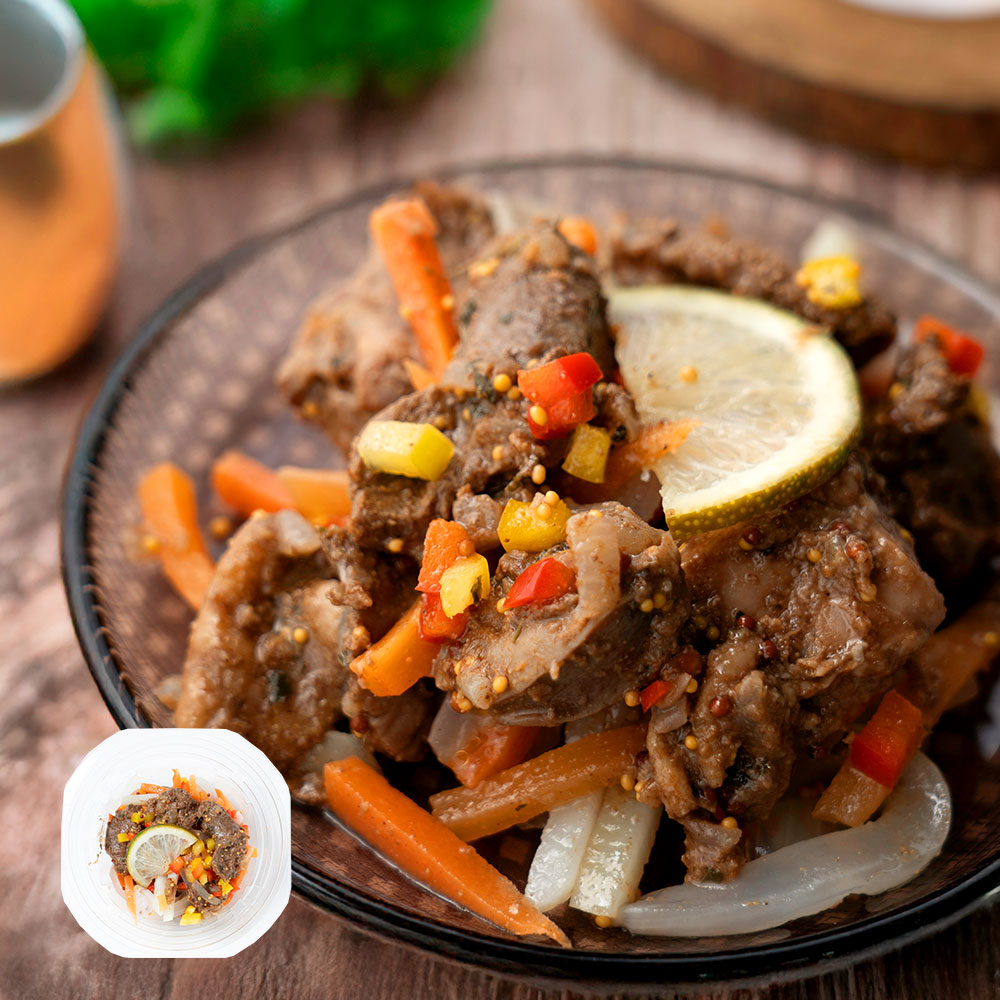 成城石井自家製 鶏ももと砂肝のピクルス 【300kcal以下】1食 / 消費期限:発送日より3日間