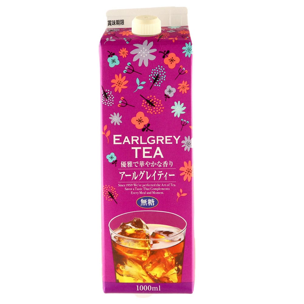 ジーエスフード アールグレイティー無糖 1000ml