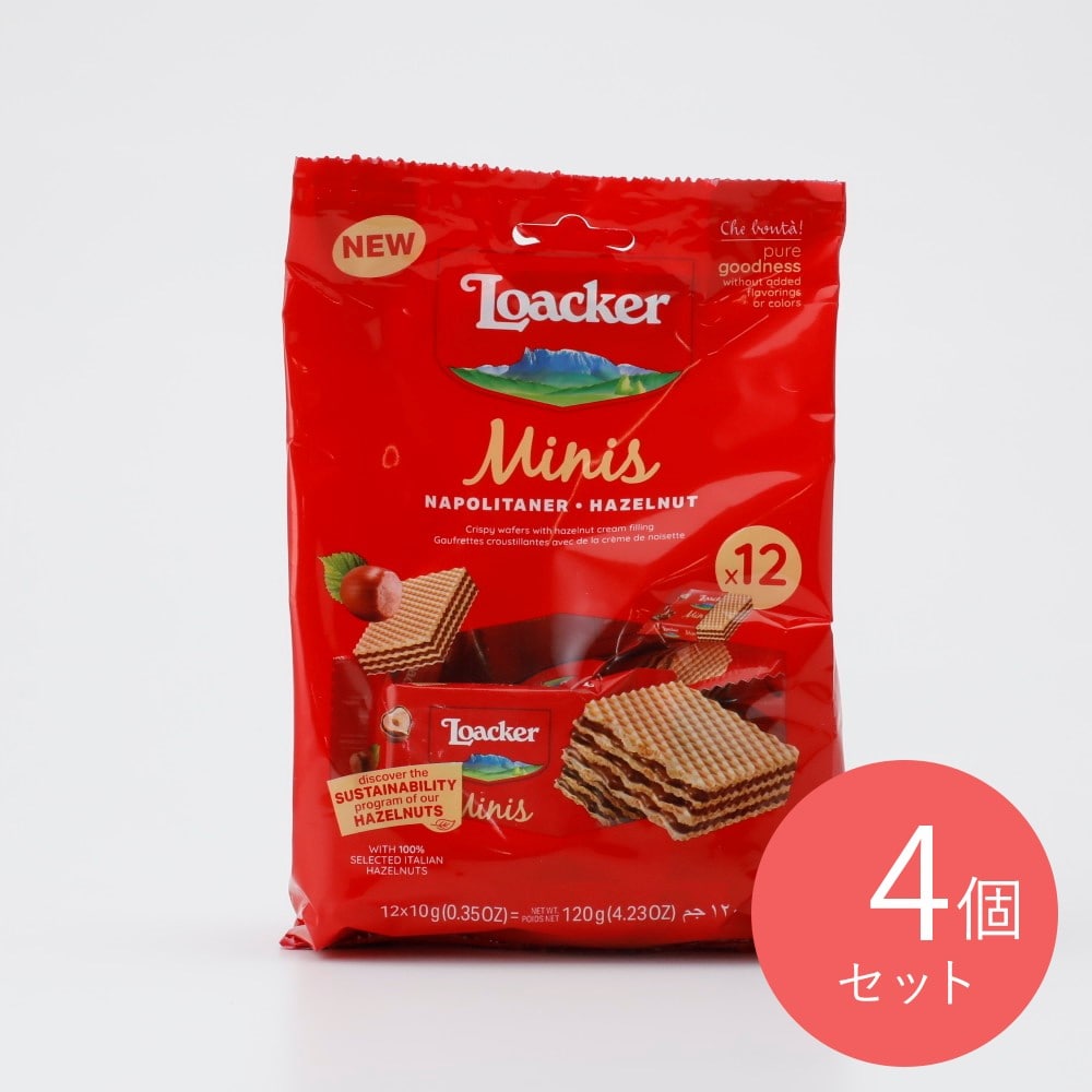 ロアカー ミニーズナポリターナ 120g×4個