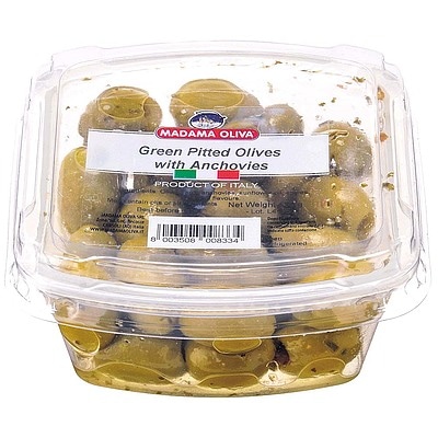 イタリア マダマ・オリマダマアンチョビグリーンオリーブ 150g