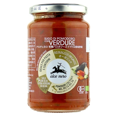 アルチェネロ 有機パスタソース トマト&香味野菜 350g