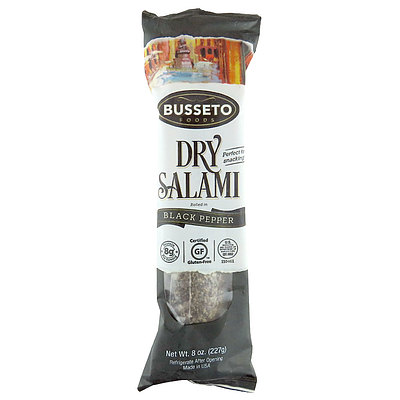 ブセットブラックペッパーサラミブロック 227g