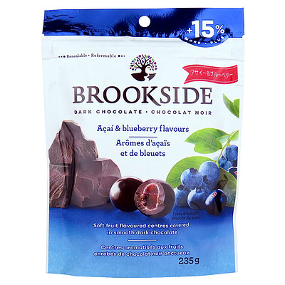 ブルックサイドダークチョコレートアサイブルーベリ 235g
