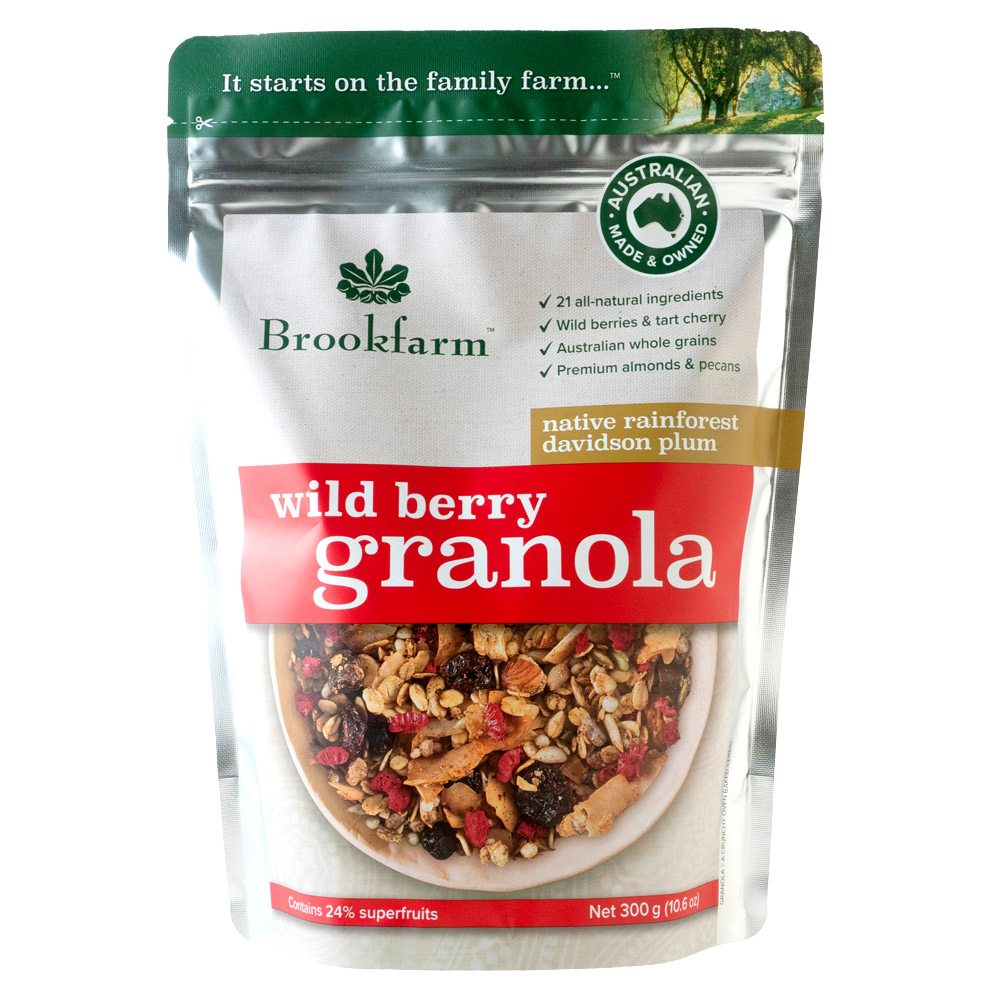 ブルックファーム ミックスフルーツグラノーラ 300g