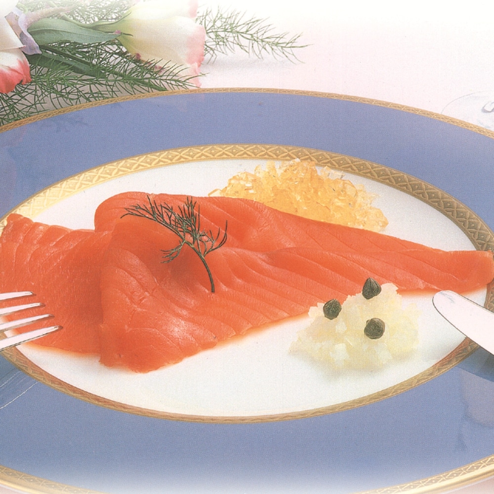 【お取り寄せ】【WN】 スモークサーモンフィレ切落し 1kg | 沖縄・離島配送不可 | 業務用規格