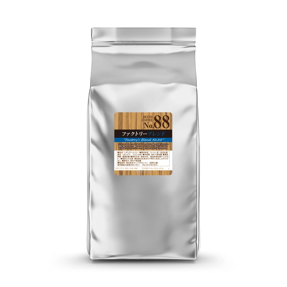 【お取り寄せ】【WN】サンパウロコーヒー 大容量ファクトリーブレンド No.88 3000g 【豆】 | 沖縄・離島配送不可