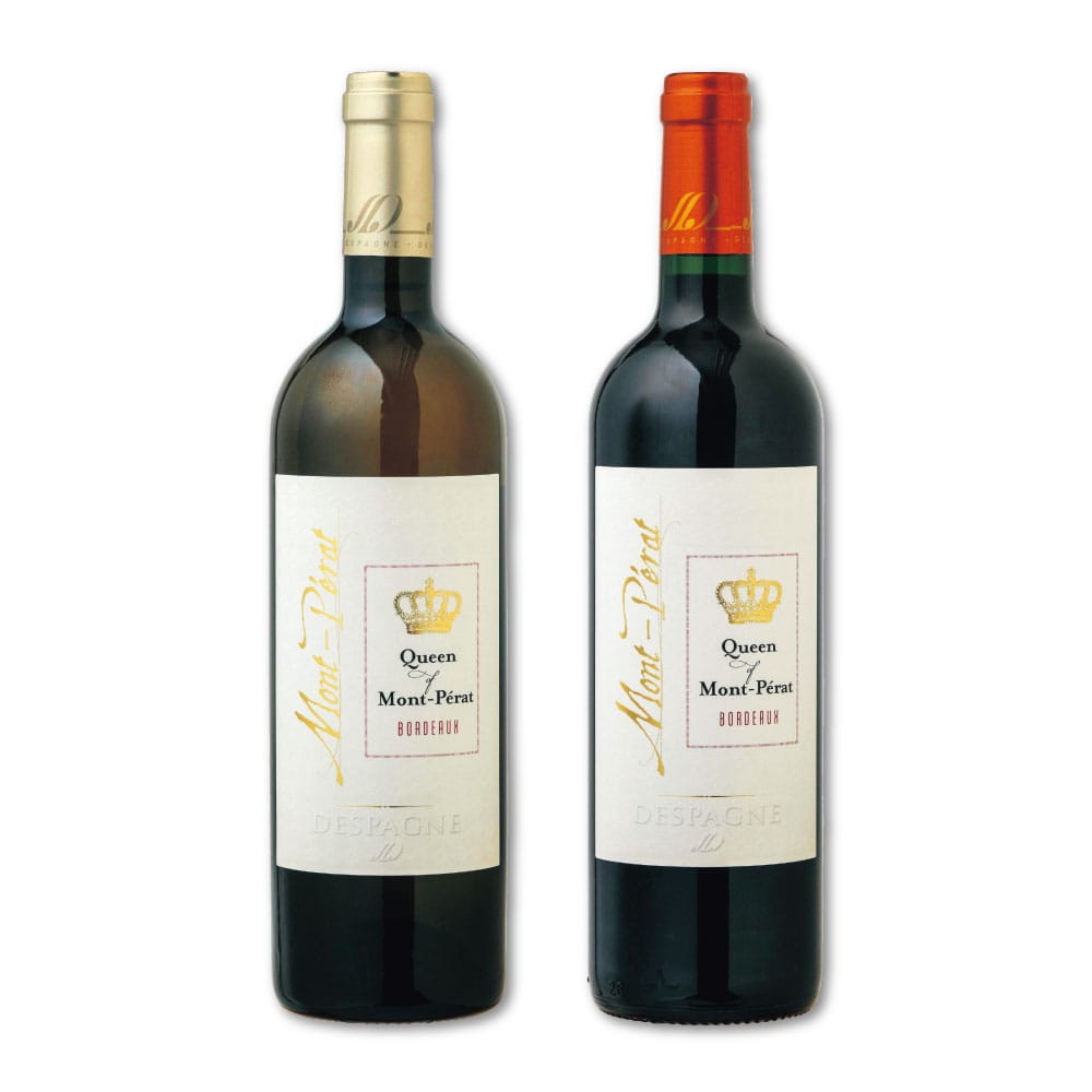 【お中元】【E】成城石井限定！クイーンモン・ペラ紅白ワインセット 750ml×2本入