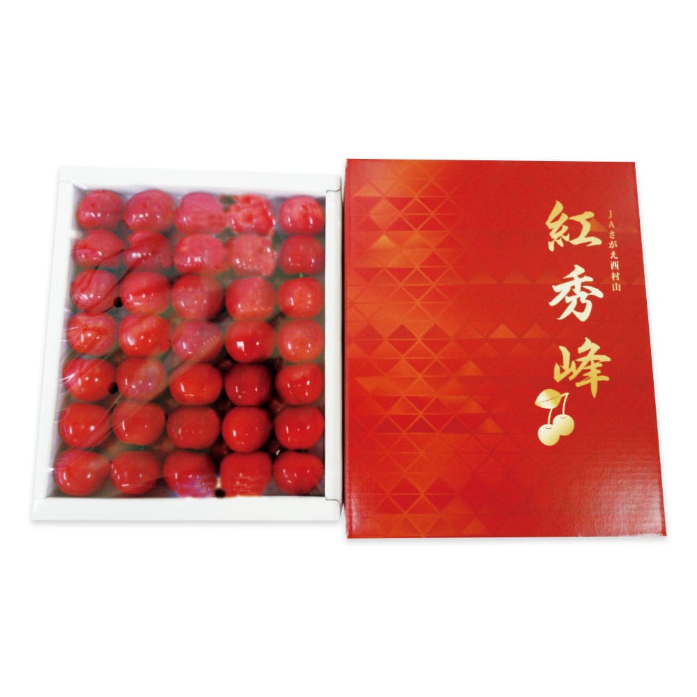 【お中元】【WNF】山形県JAさがえ西村山 さくらんぼ「紅秀峰」 化粧箱 約500g(2Lサイズ) | 着日指定不可 / 沖縄・離島配送不可 / 6月中旬より順次お届け