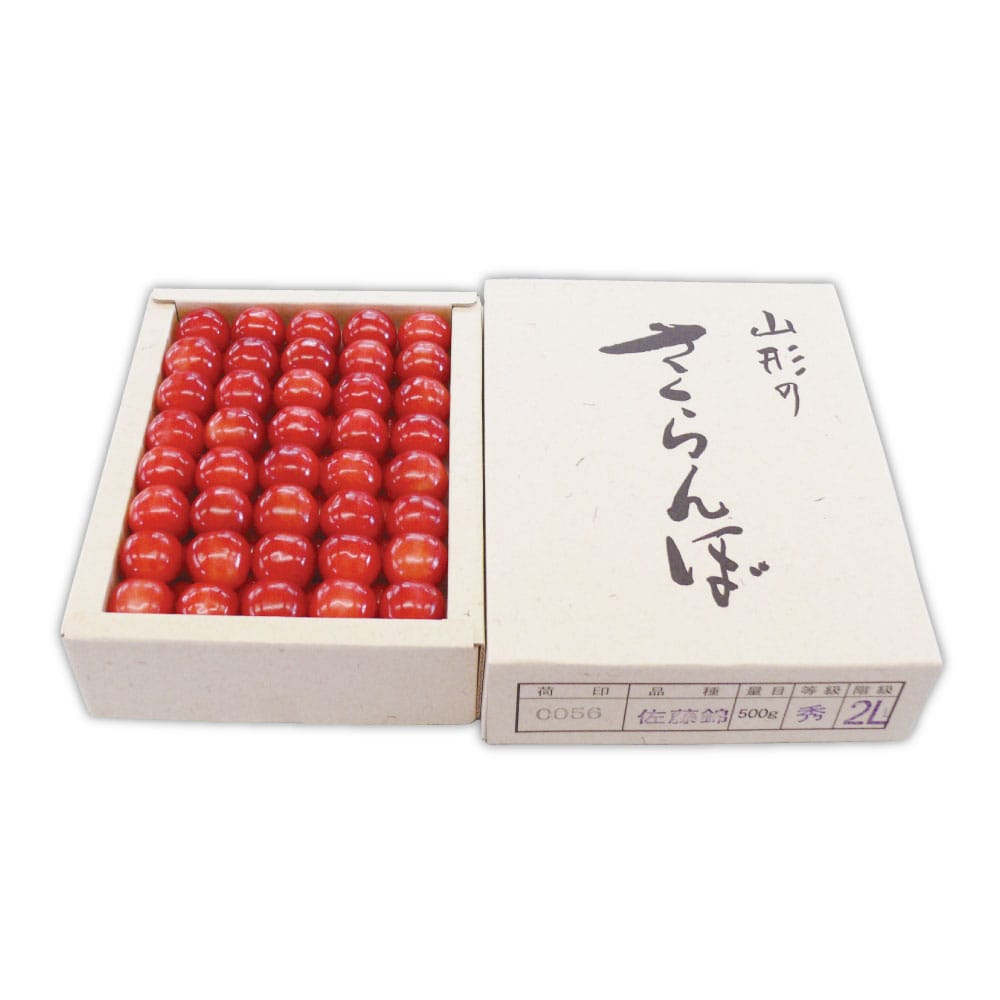 【お中元】【WNF】山形県村山地区 さくらんぼ「紅秀峰」化粧箱 約500g(2Lサイズ以上) | 着日指定不可 / 沖縄・離島配送不可 / 6月中旬より順次お届け