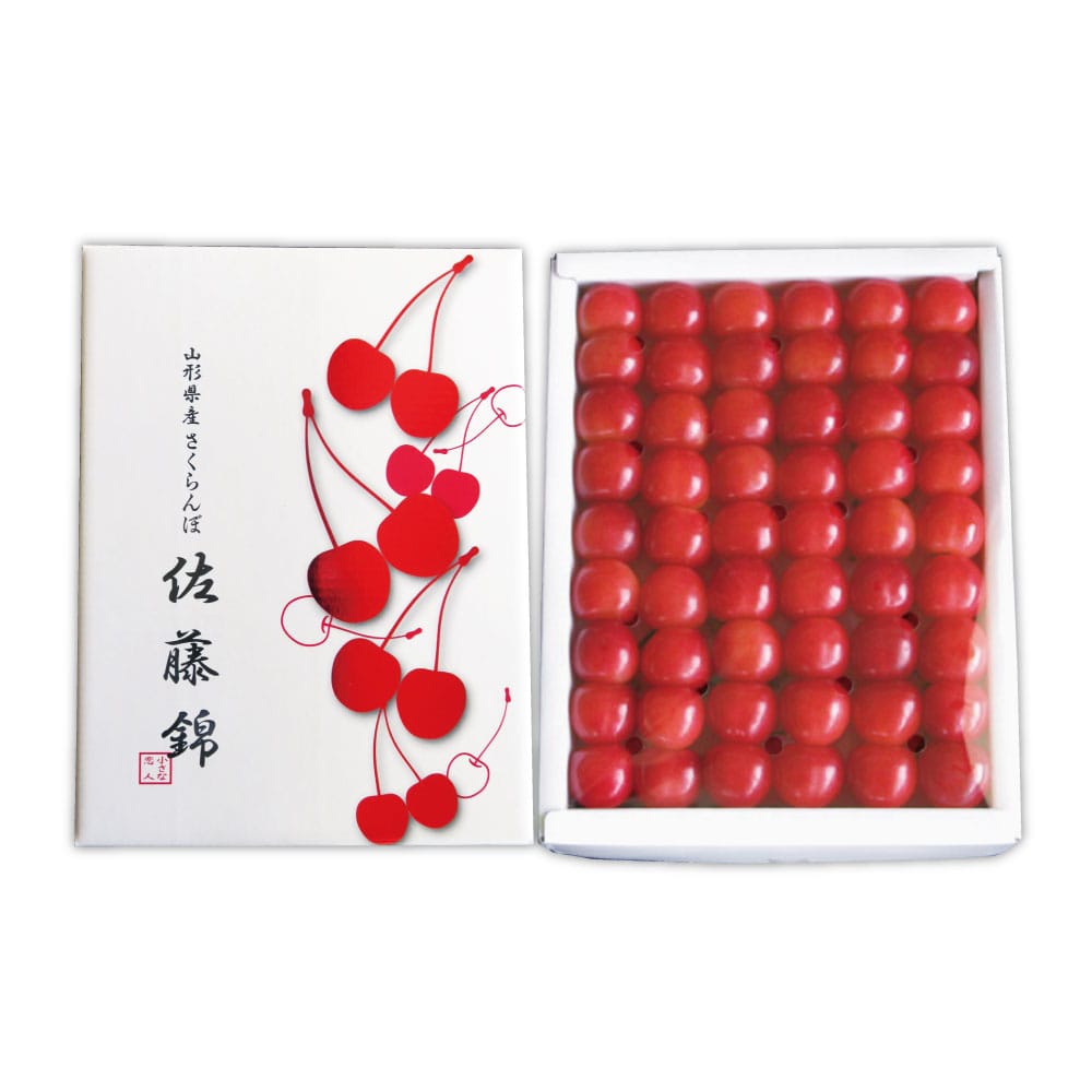 【お中元】【WNF】山形県JAさがえ西村山 さくらんぼ「佐藤錦」 化粧箱 約500g(Lサイズ) | 着日指定不可 / 沖縄・離島配送不可 / 6月中旬より順次お届け