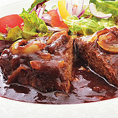 【お歳暮】【WR】米沢牛黄木（おうき） 米沢牛入り濃旨(こくうま)デミハンバーグ 140g×6個 YDH50 / 沖縄離島配送不可