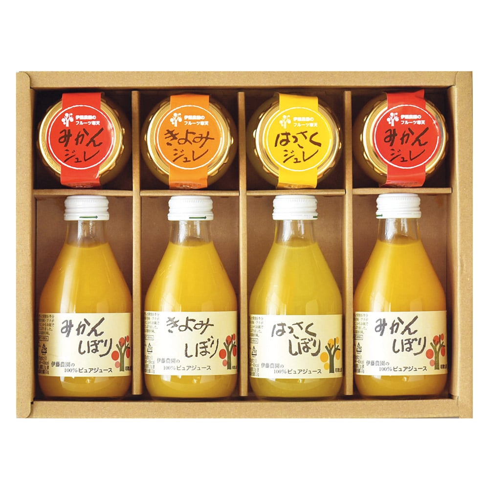 【お中元】【WF】伊藤農園 100%ピュアジュース＆ジュレセット 6種8個入 V-023 | 着日指定不可 | 沖縄・離島配送不可 / お届け期間は6月15日から