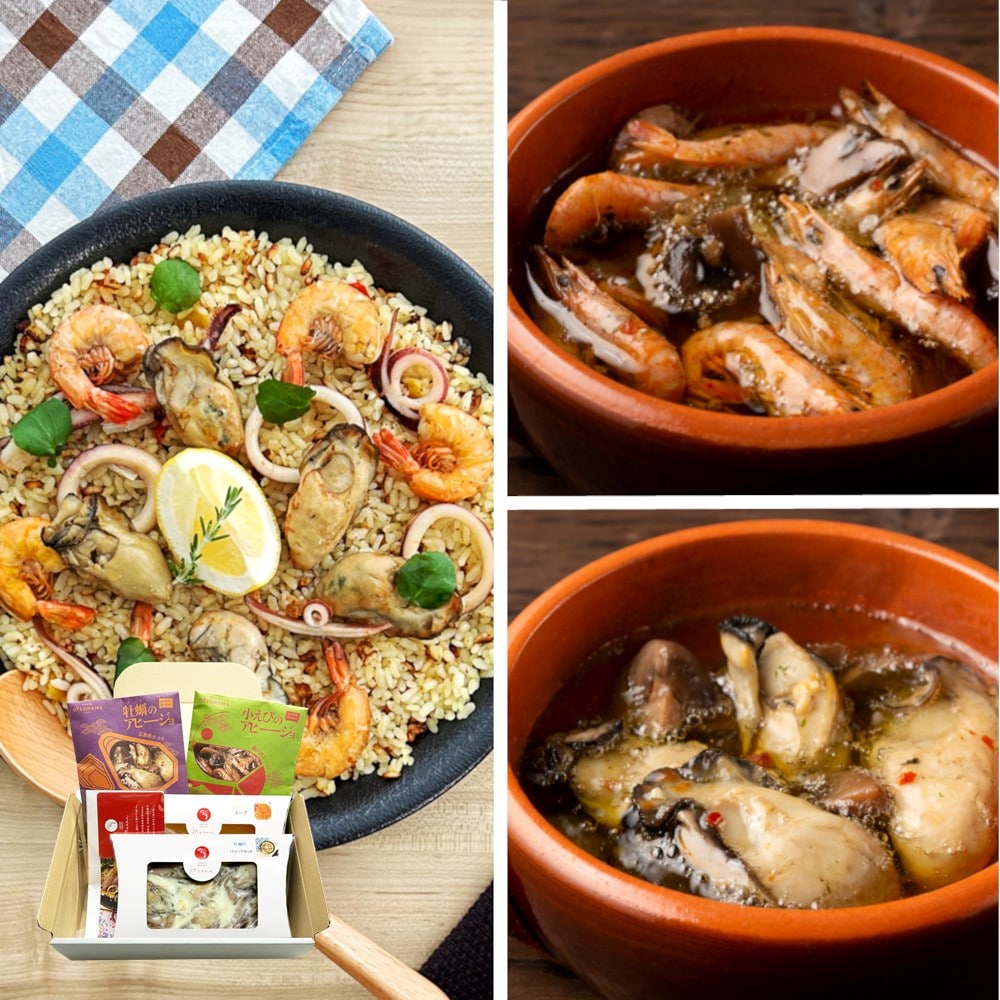 【お取り寄せ】【WR】Manma 牡蠣パエリアとアヒージョセット 2P