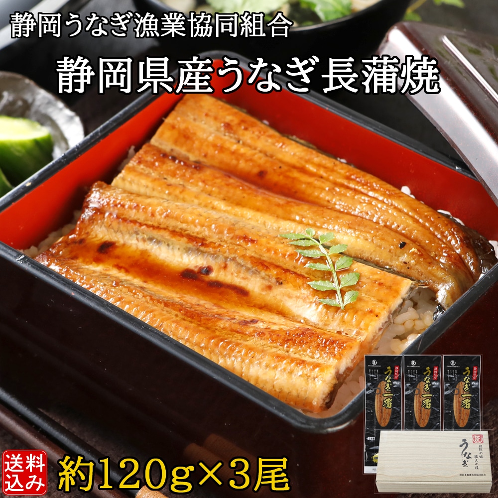 【お取り寄せ】【WNF】成城石井バイヤーセレクト！静岡うなぎ漁業協同組合 静岡県産うなぎ長蒲焼 3尾セット(1尾約120g×3パック) | 着日指定不可