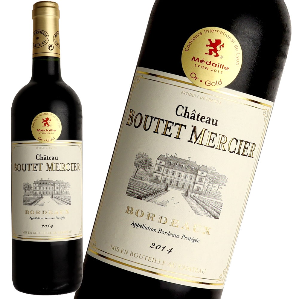 フランス ボルドー 2014 CH ブーテ メルシエール 750ml