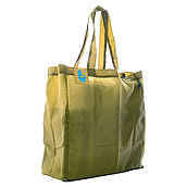 成城石井 折り畳みエコバッグ 【カーキ】 1枚| D+2/ ショッピングバッグ エコバッグ