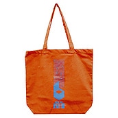 成城石井 コットンエコバッグ オレンジ 1枚| D+2/ ショッピングバッグ エコバッグ