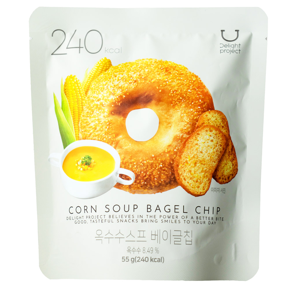 ディライトプロジェクト コーンスープ風味ベーグルチップ 55g