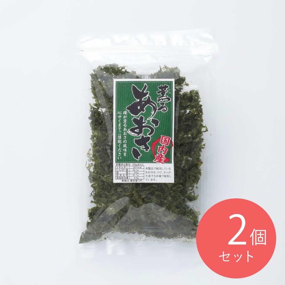 伊勢フーズ あおさ海苔 18g×2個