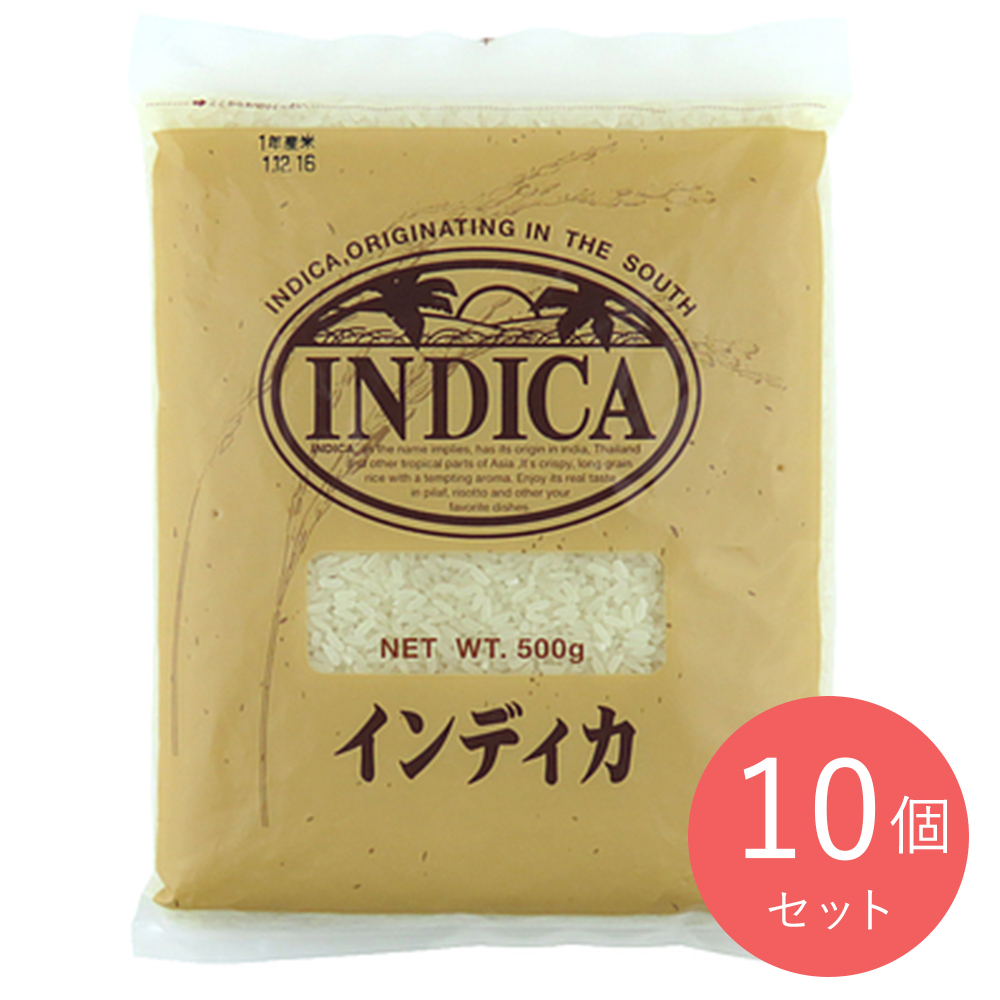 大潟ナショナル 新潟産インディカ米 500g×10個