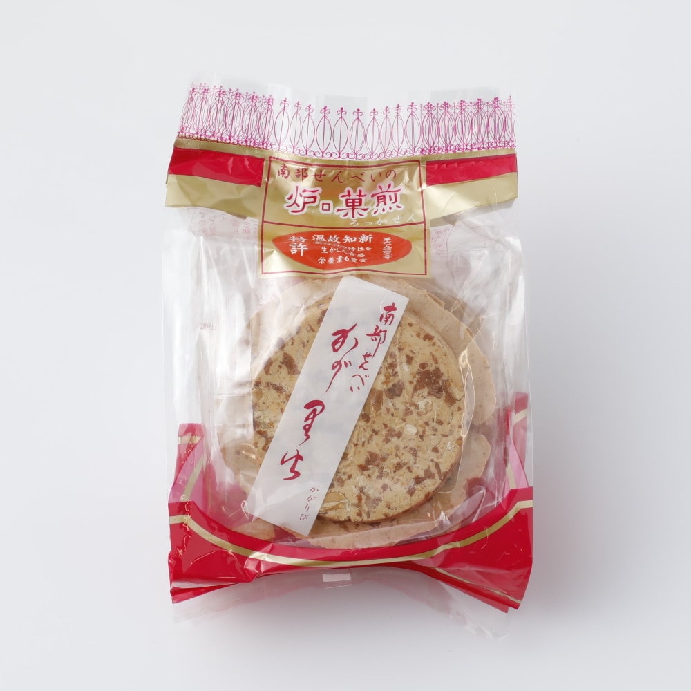 炉何煎 南部せんべい ピーナッツ 8枚