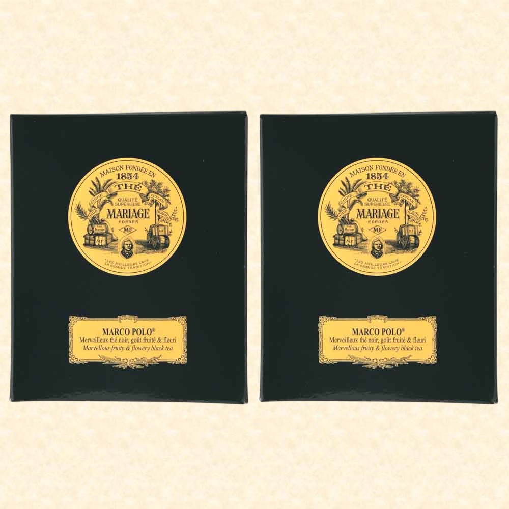 【送料込み】マリアージュフレール マルコポーロ（リーフ缶）100g×2個