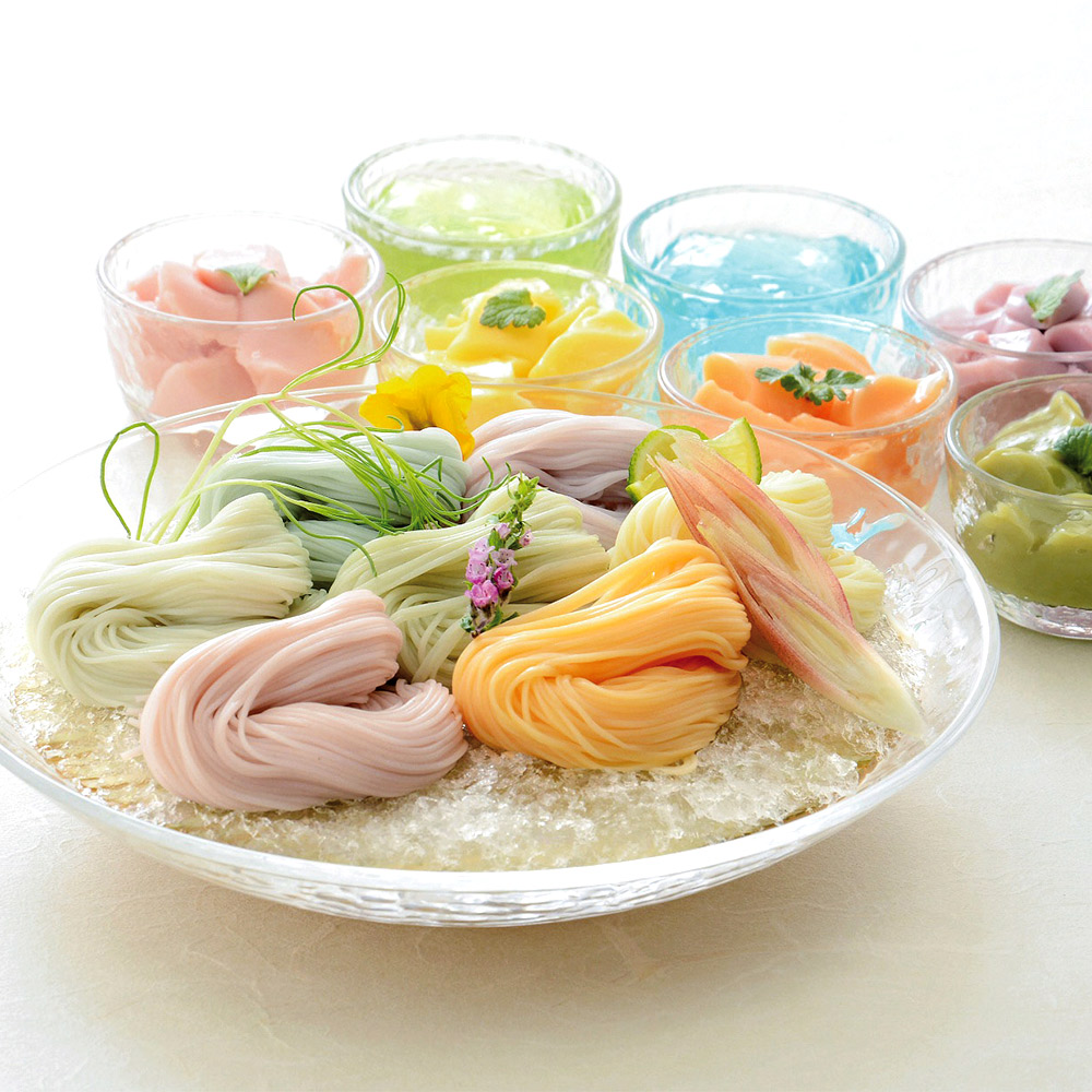 【お取り寄せ】【E】三輪そうめん小西 みわのにじ 80g×16個 RMW-30