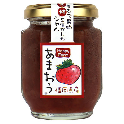 ハッピーファーム 福岡県産あまおうジャム 140g